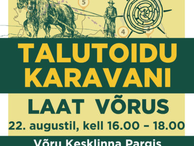 Talutoidu karavan Võrus